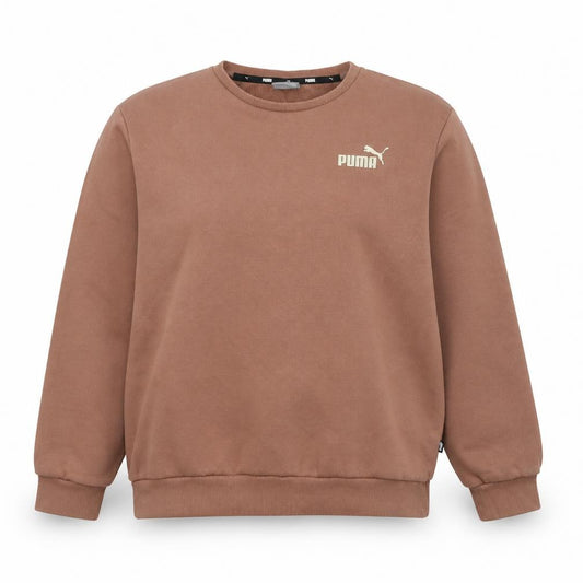 Puma Unisex Brown Crew Neck Pullover Sweatshirt Size 12