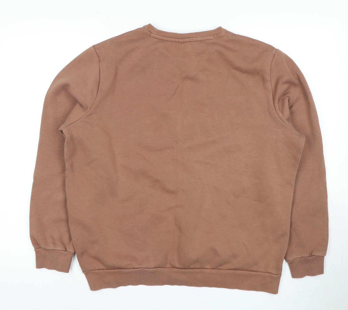 Puma Unisex Brown Crew Neck Pullover Sweatshirt Size 12