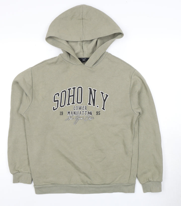 New Look Boys Grey Pullover Hoodie 12-13 Years