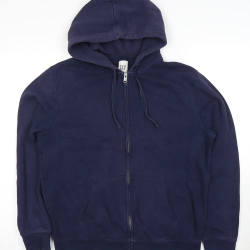 GAP Men's Blue Full Zip Hoodie M