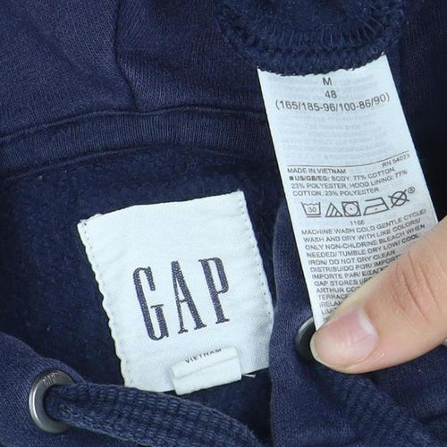 GAP Men's Blue Full Zip Hoodie M