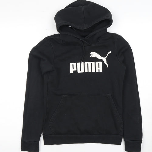 Puma Women's Black Pullover Hoodie - Size 6