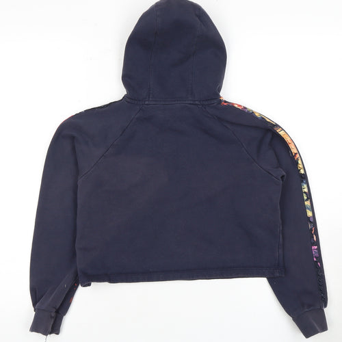 Adidas Unisex Kids Blue Pullover Hoodie 12-13Y