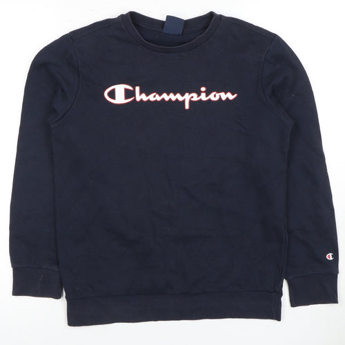 Champion Boys' Blue Pullover Sweatshirt - Size Large