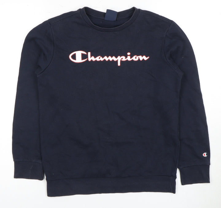 Champion Boys' Blue Pullover Sweatshirt - Size Large
