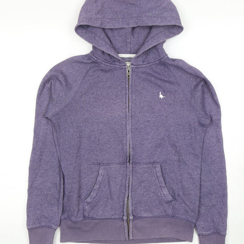 Jack Wills Unisex Purple Full Zip Hoodie 10 Plus