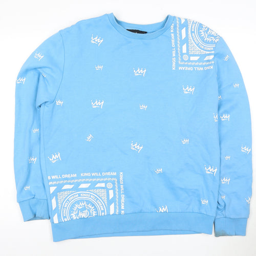 Kings Will Dream Men's Blue 2XL Pullover Sweatshirt