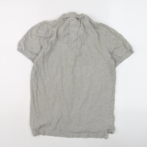 Kangol Boys Grey Polo Shirt, S, Casual Short Sleeve Logo