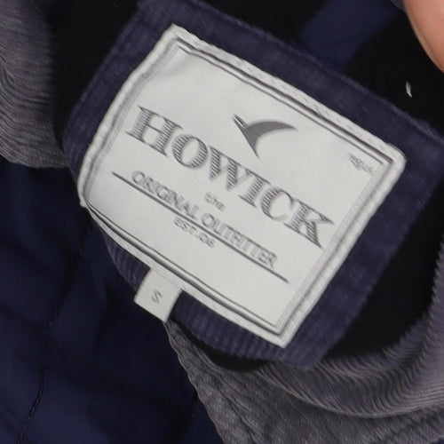 Hawick Men's Blue Quilted Jacket S Casual Style