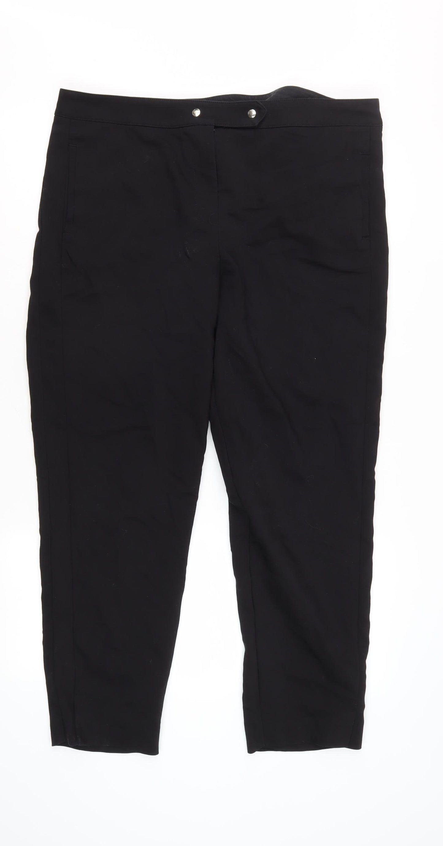 Phase Eight Women's Black Straight Trousers Size 18