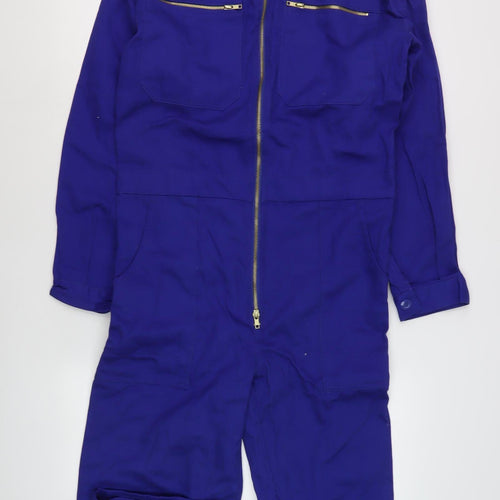 Worker Men's Blue Dungarees, Size 48, Cotton Canvas