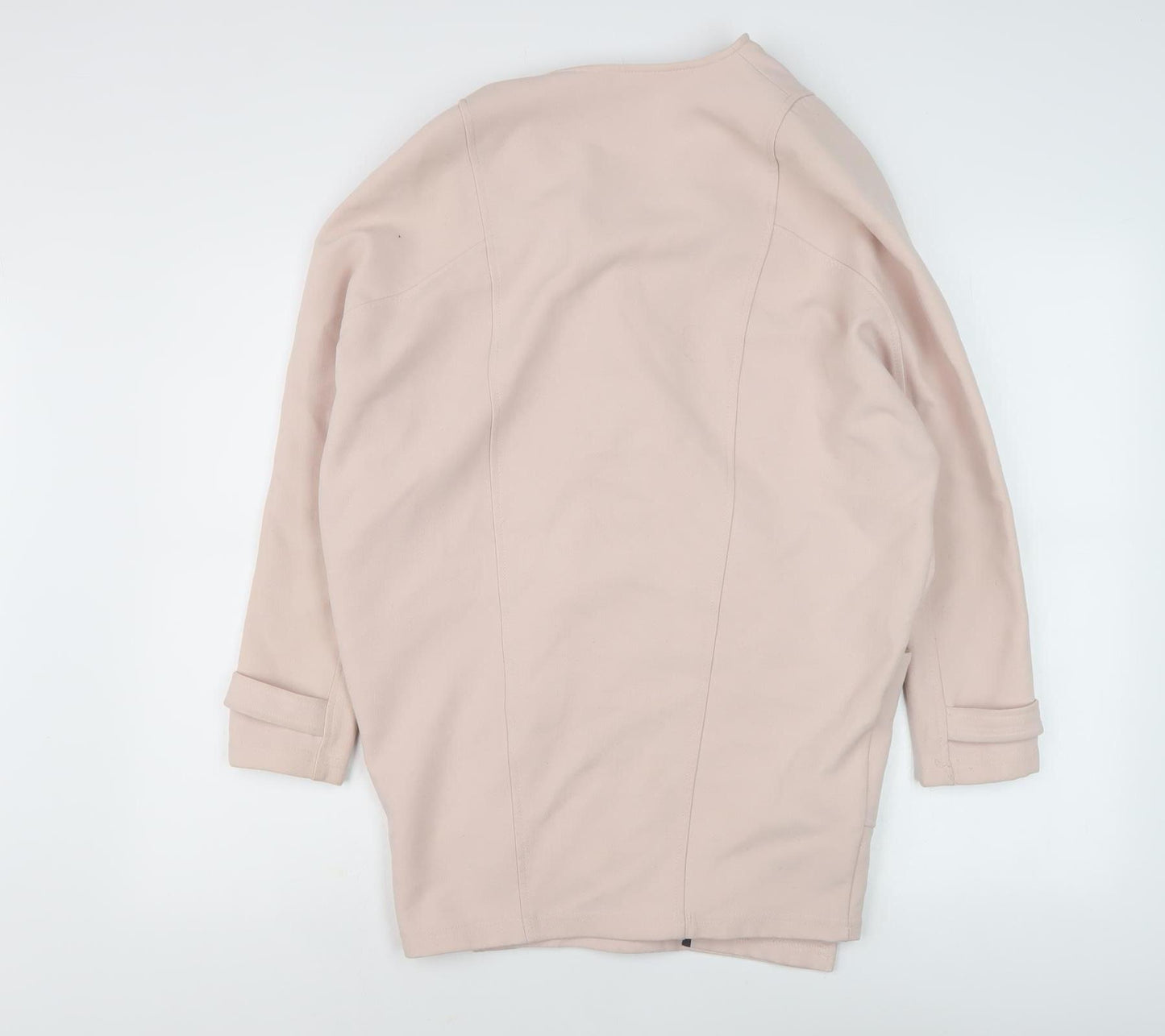 River Island Women's Pink Belted Coat Size 6