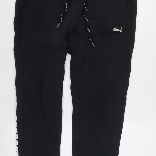 Puma Men's Black Jogger Trousers - Size S