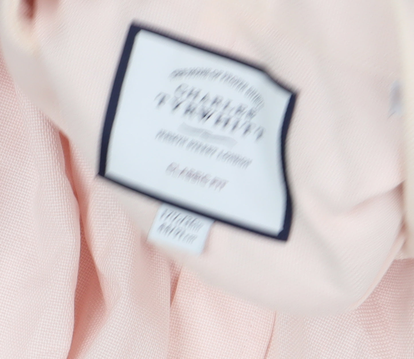 Charles Tyrwhitt Men’s Pink Classic Fit Dress Shirt