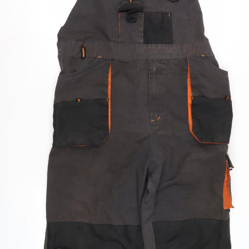 Urgent Men's Black Dungarees Workwear Trousers Size 58