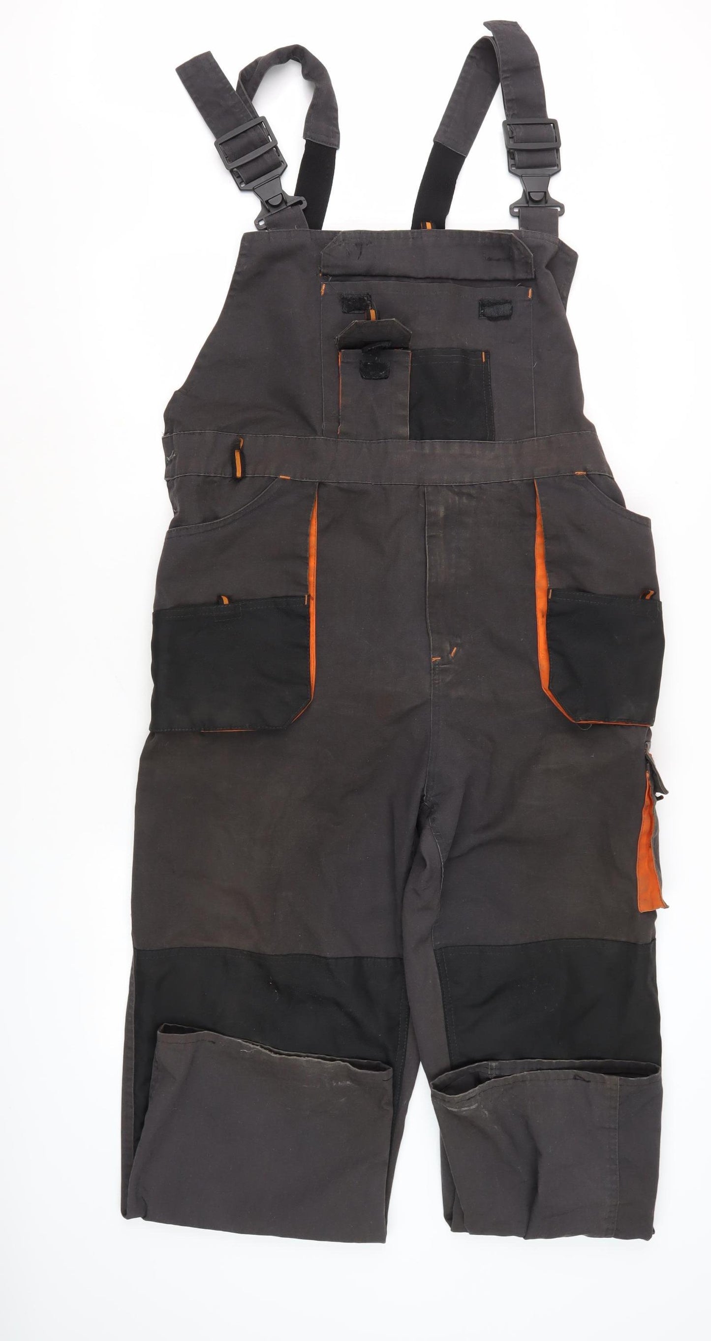 Urgent Men's Black Dungarees Workwear Trousers Size 58