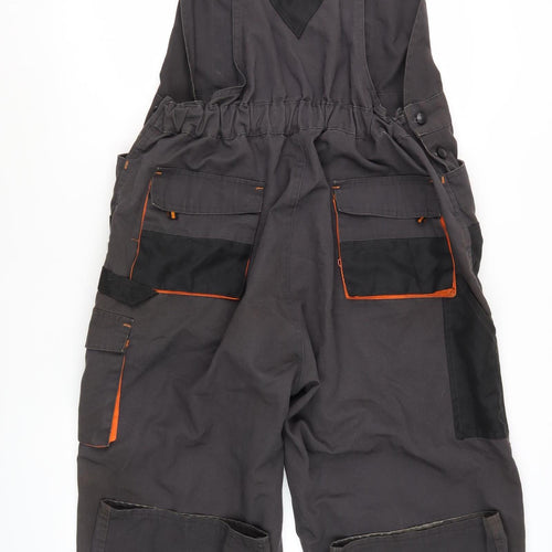 Urgent Men's Black Dungarees Workwear Trousers Size 58
