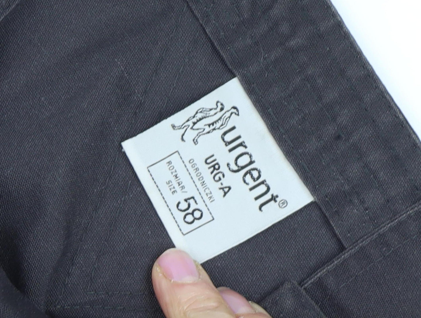 Urgent Men's Black Dungarees Workwear Trousers Size 58