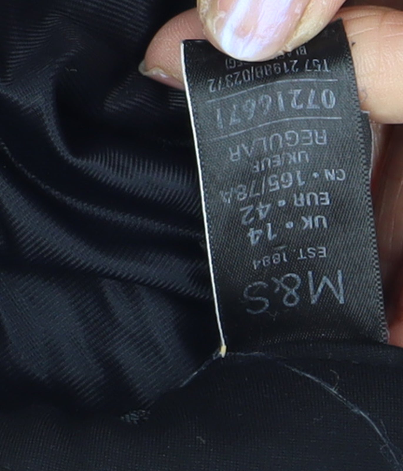 Marks and Spencer Women's Black Trousers Size 14