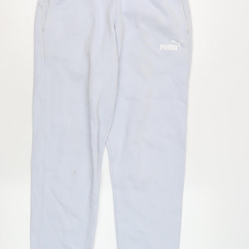 Puma Women's White Jogger Trousers Size 10