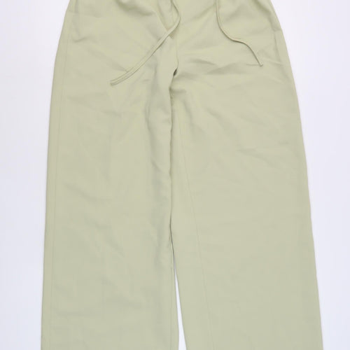 Missguided Women's Green Wide-Leg Trousers, Size S