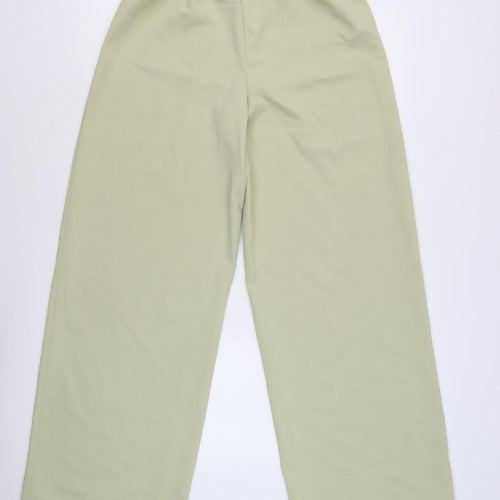 Missguided Women's Green Wide-Leg Trousers, Size S