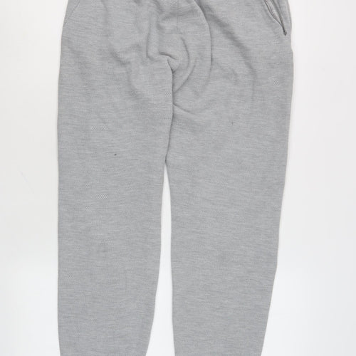 Pull&Bear Unisex Grey Jogger Trousers Medium