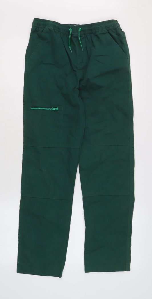 Country to Coast Green Elastic Waist Jogger Trousers 13 Years