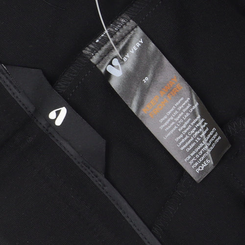 V by Very Women's Black Flared Dress Pants Size 20