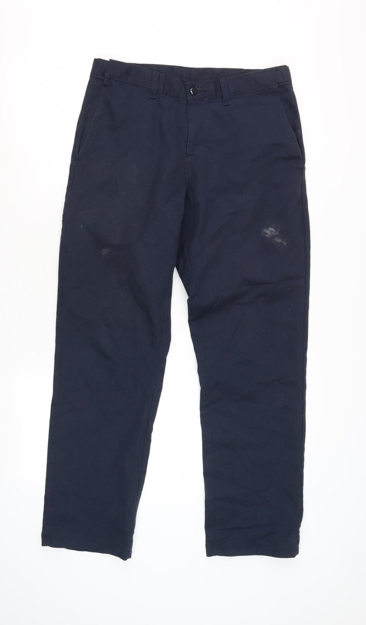 Dickies Unisex Blue Straight Leg Casual Trousers