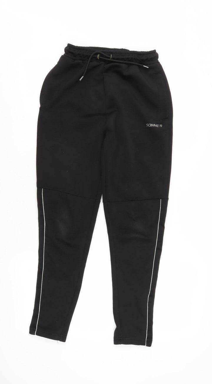 Sonneti Boys Black Jogger Trousers, Size 13 Years, Activewear