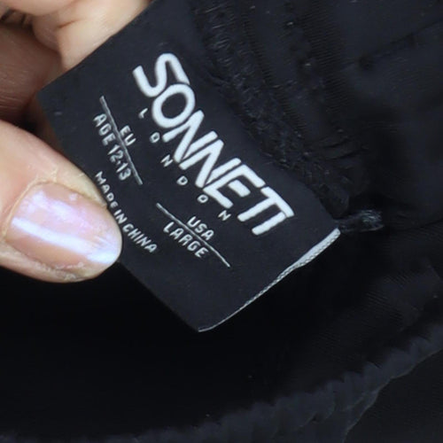 Sonneti Boys Black Jogger Trousers, Size 13 Years, Activewear