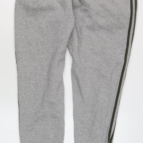 Adidas Men's Grey XL Jogger Trousers with Pockets