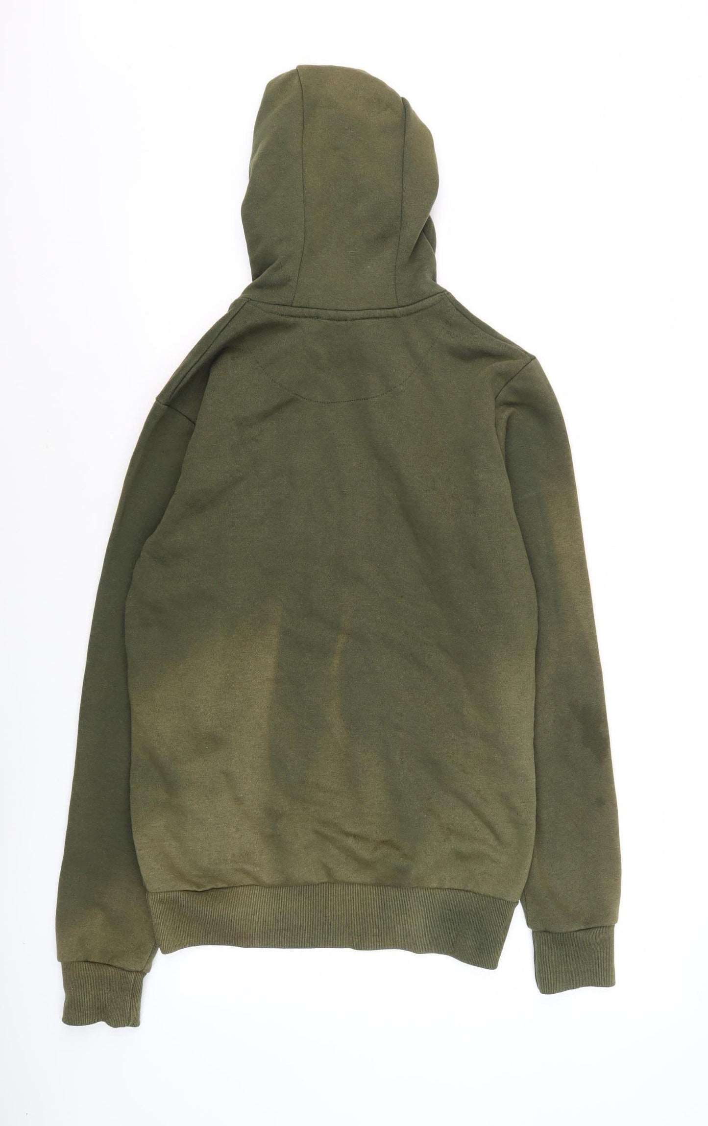 McKenzie Men's Green Pullover Hoodie, M, Logo, Hooded