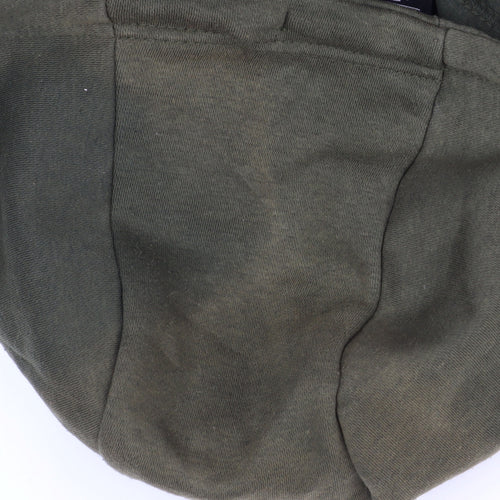 McKenzie Men's Green Pullover Hoodie, M, Logo, Hooded