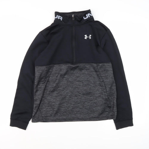 Under Armour Boys Black 2XL Pullover with 1/4 Zip