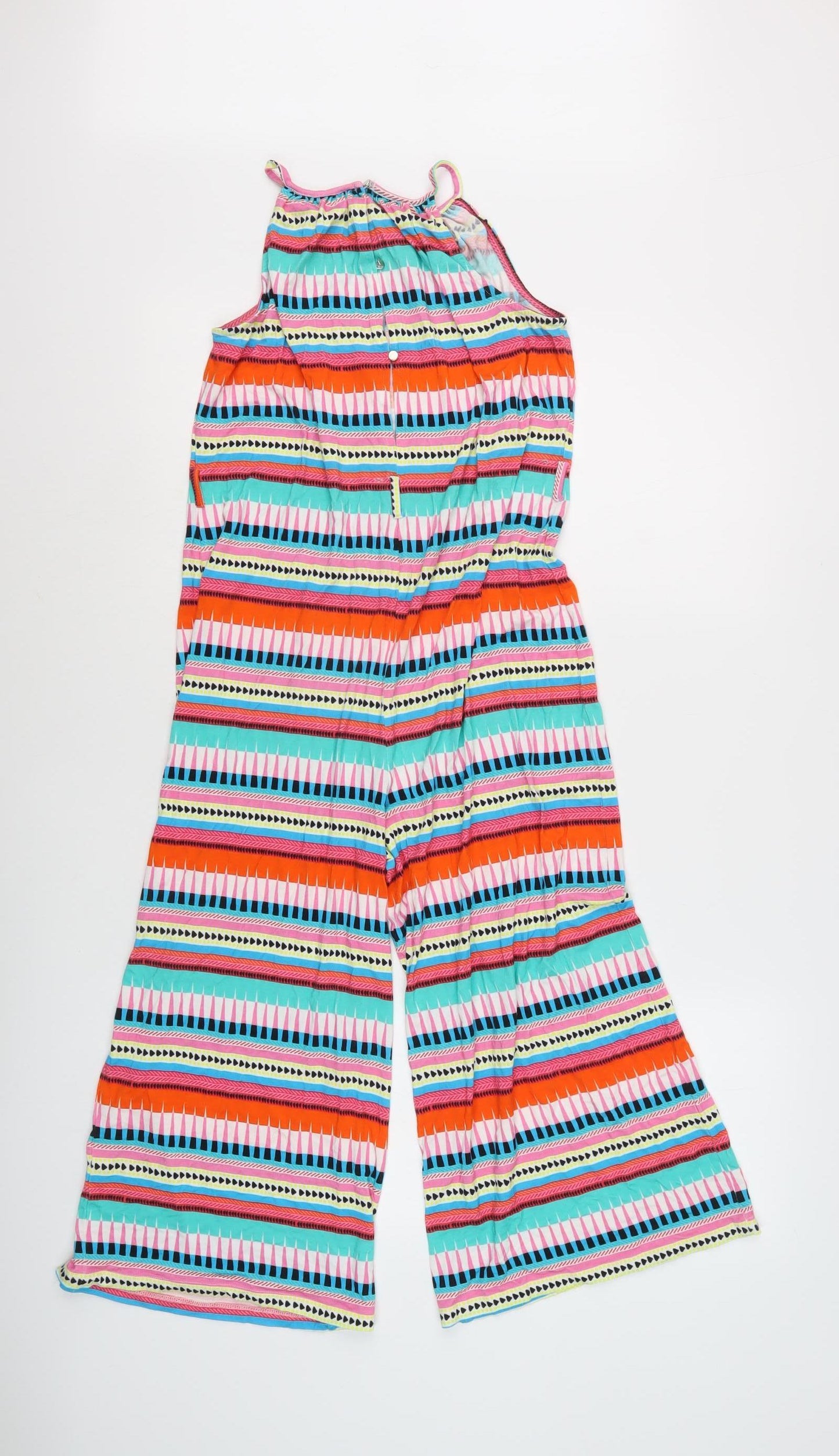 River Island Girls Multicoloured Striped Jumpsuit 11-12 Years