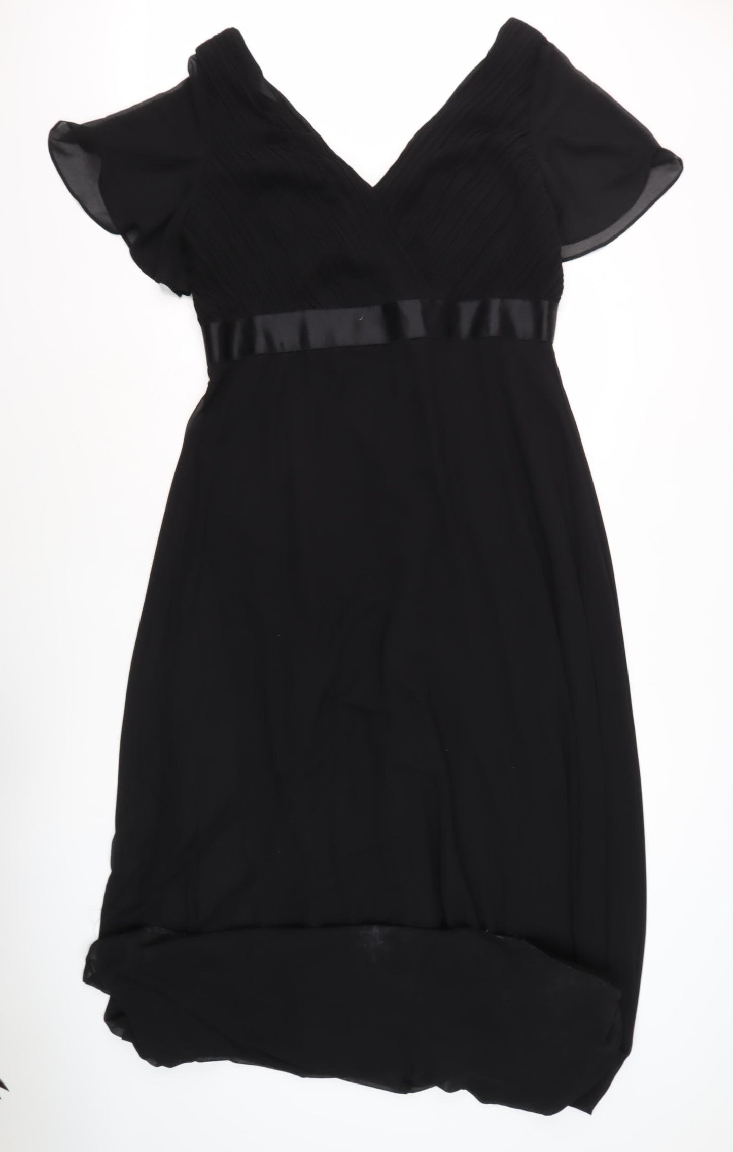 Ever Pretty Women's Black Plus Size V-Neck Party Dress