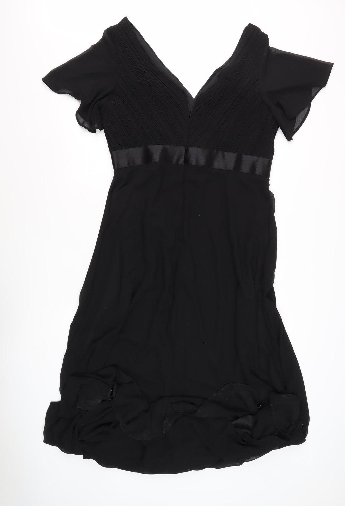 Ever Pretty Women's Black Plus Size V-Neck Party Dress