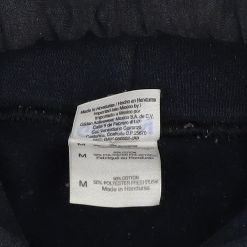 Gildan Men's Black M Pullover Hoodie Graphic Print