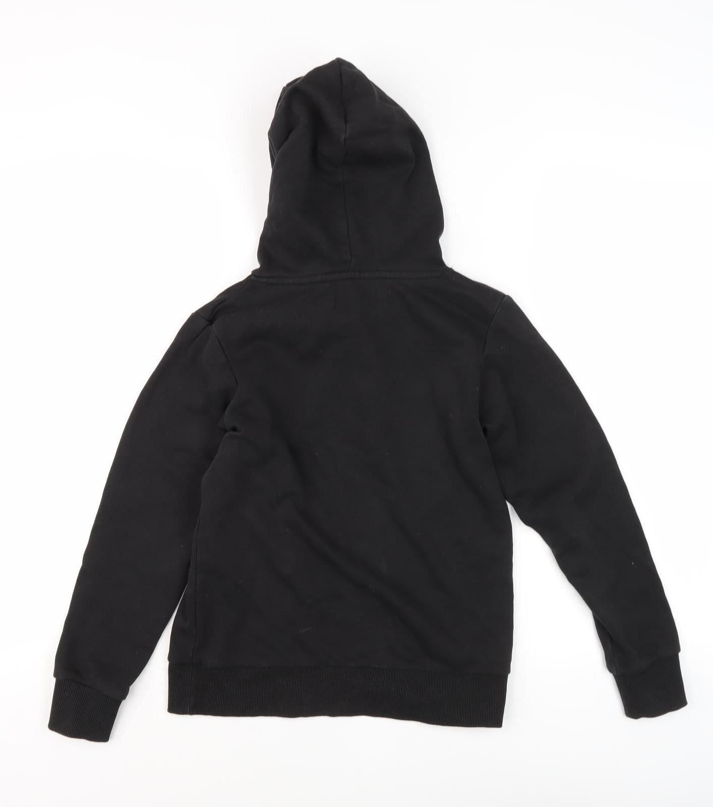 Jack & Jones Boys Black Hoodie 12 Years Pullover Fleece