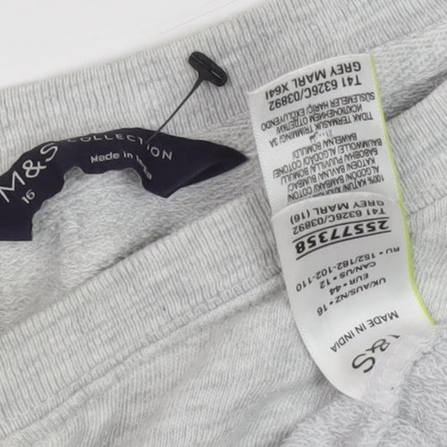 Marks and Spencer Grey Women's 16 Pullover Sweatshirt