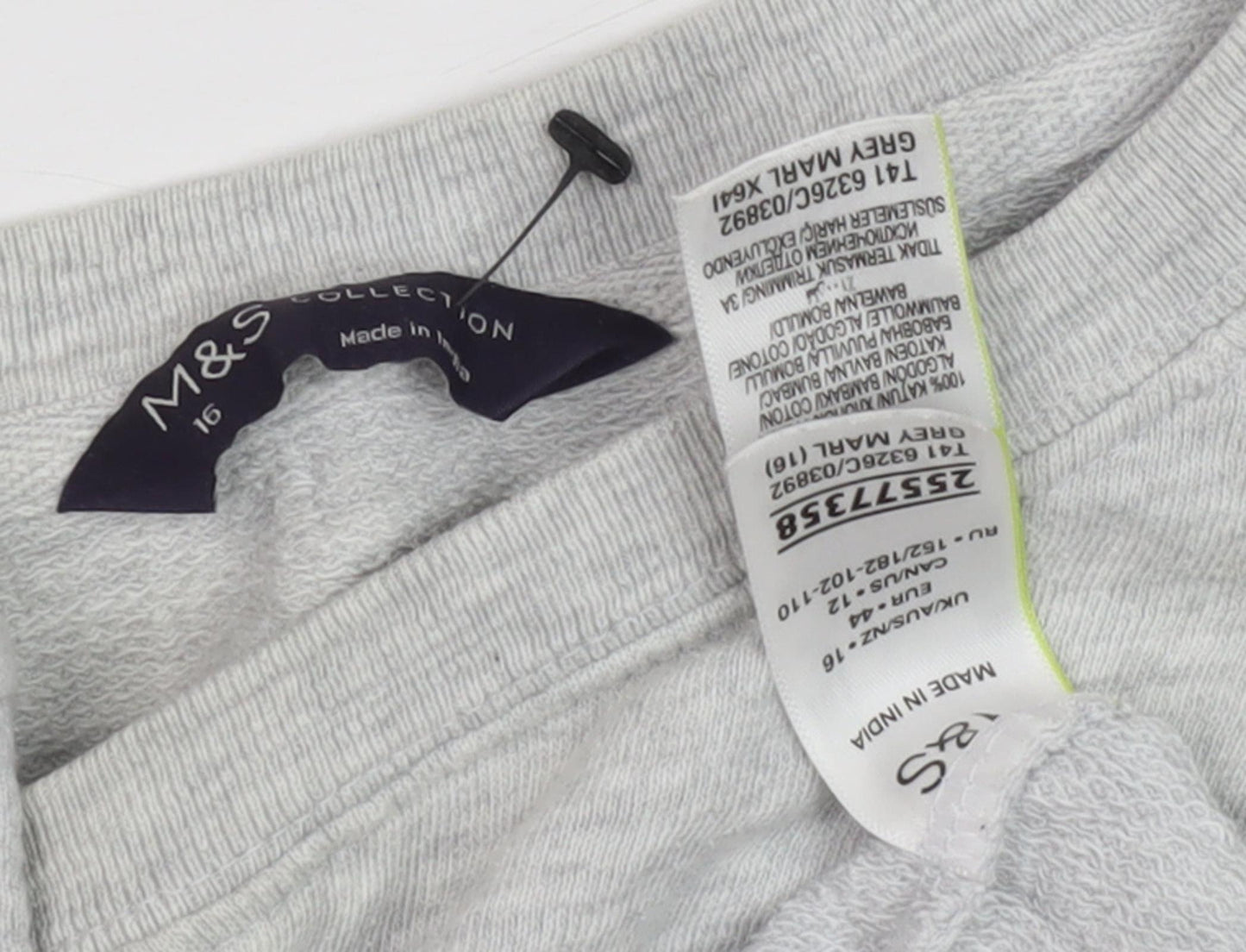 Marks and Spencer Grey Women's 16 Pullover Sweatshirt