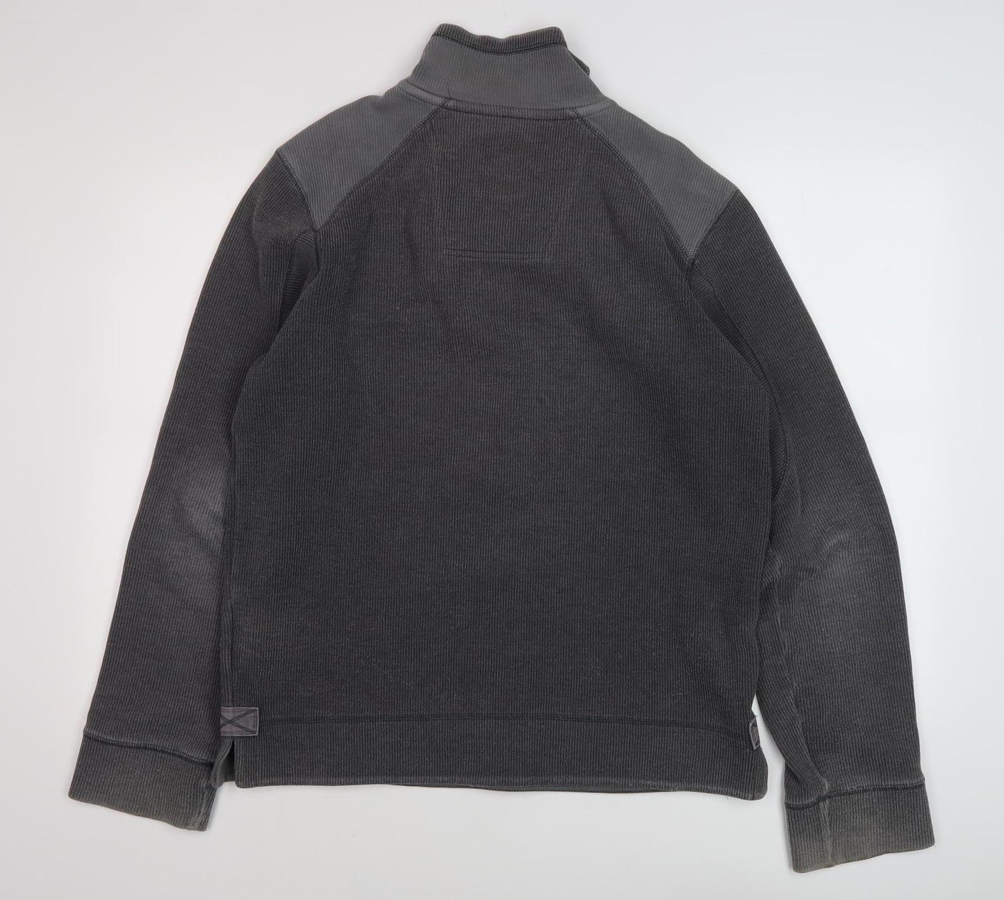 Fat Face Men's Grey 1/4 Zip Sweatshirt Size S