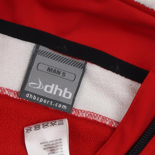 DHB Men's Red Windbreaker Jacket - Size S