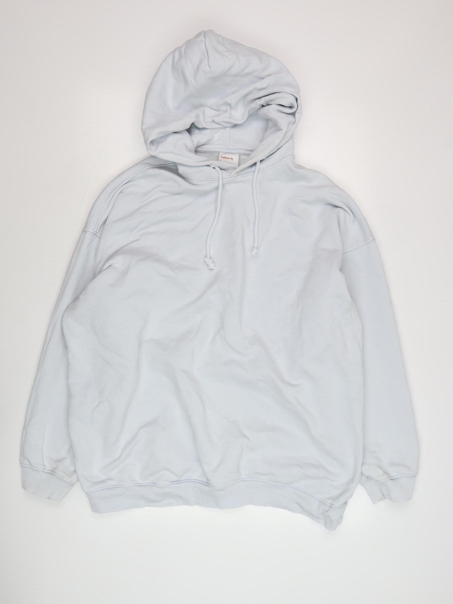 H&M Unisex Adults White Pullover Hoodie L