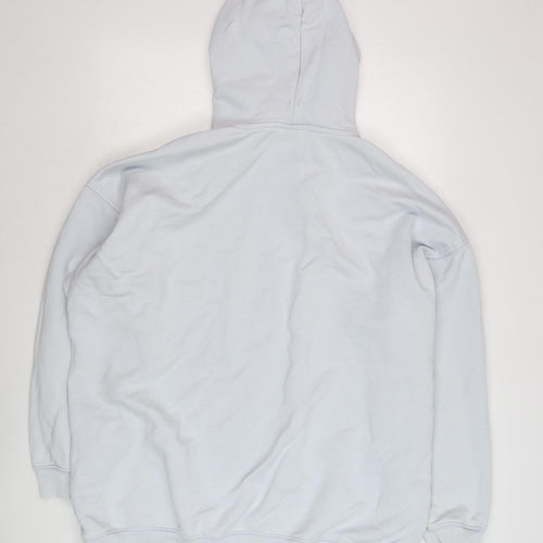 H&M Unisex Adults White Pullover Hoodie L