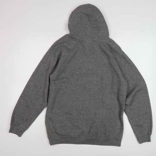 Team Athletics Teens Grey Logo Pullover Hoodie L