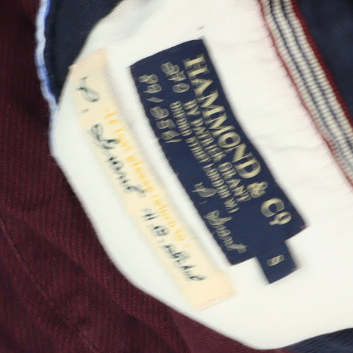 Hammond & Co Men's Red Polo, Size S, Long Sleeve