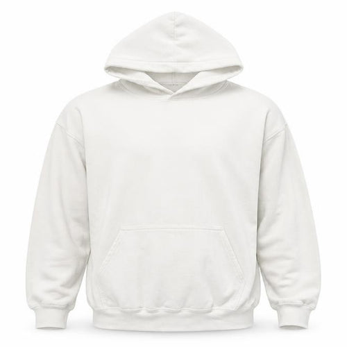 Looney Tunes Unisex White Hoodie, M - Bugs Bunny Graphic